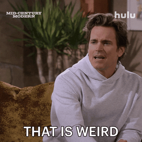 That Is Weird Matt Bomer GIF by HULU