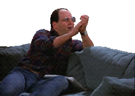 Happy George Costanza GIF by Stickers