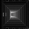 black and white tunnel GIF by Pi-Slices