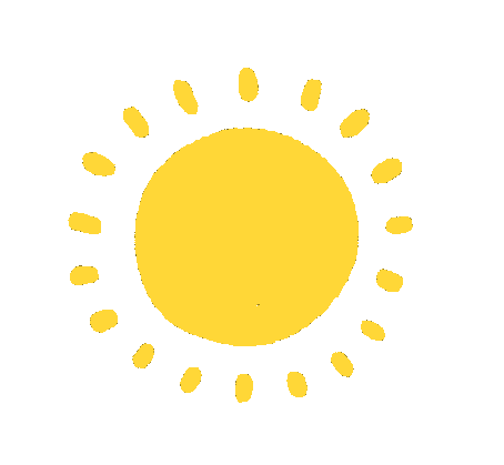 Sun Sunshine Sticker by chisasaco