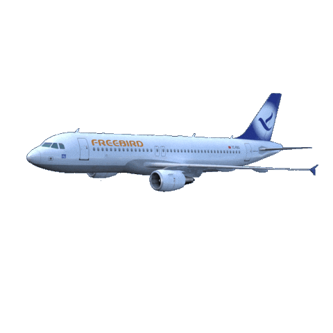 Take Off Freedom Sticker by Freebird Airlines