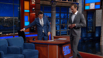 stephen colbert hello GIF by The Late Show With Stephen Colbert