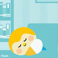 Sleepy Back To School GIF by Finch Care