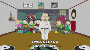 karate talking GIF by South Park 