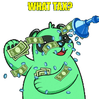 Write Off Tax Evasion Sticker by SuperVerse