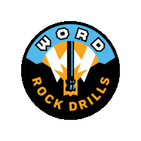 Transparency Drill Sticker by Word Rock Drills