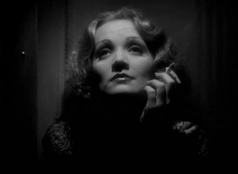 furglamor giphyupload smoking marlene dietrich shanghai express 1932 GIF