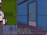 freaking out homer simpson GIF