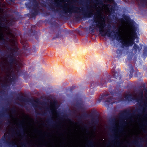 salmonickatelier giphyupload space stars universe GIF