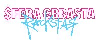 sfera ebbasta rockstar Sticker