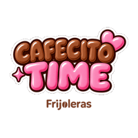 Coffee Time Pink Sticker by frijoleras