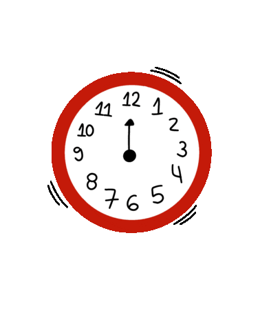 mavvvi time clock hours tempo Sticker