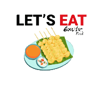 ExoticFoodThailand food hungry eat letseat Sticker