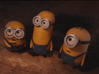 sentryfalcon scared kevin bob minions GIF