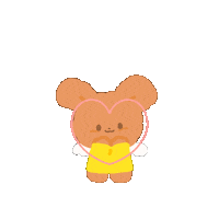 tobetata lovely 하트 curlyfriends 컬리프렌즈 Sticker