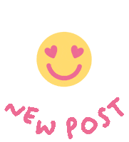 New Post Daisy Sticker by LULIARTBIJOUX