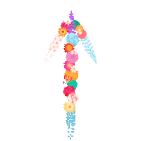 Rainbow Flower Sticker by OhHelloPetal