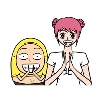 Tap Tap Love Sticker by Shao_Gao