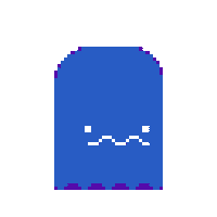 pixel ghost Sticker by LowResolutionBoy