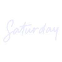 Lettering Saturday Sticker