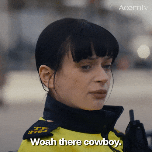 Alicia Silverstone Cowboy GIF by Acorn TV