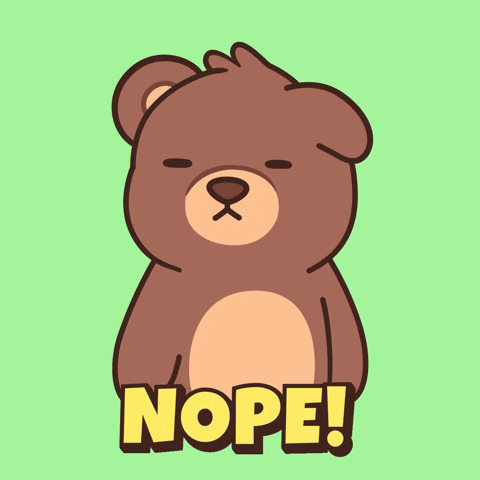Disappointed No Way GIF by BEARISH