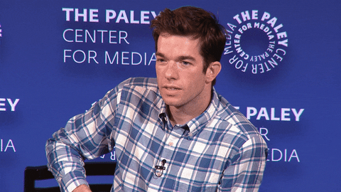 Happy John Mulaney GIF by The Paley Center for Media