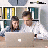 Ringthebellsoftware happy work office winning GIF