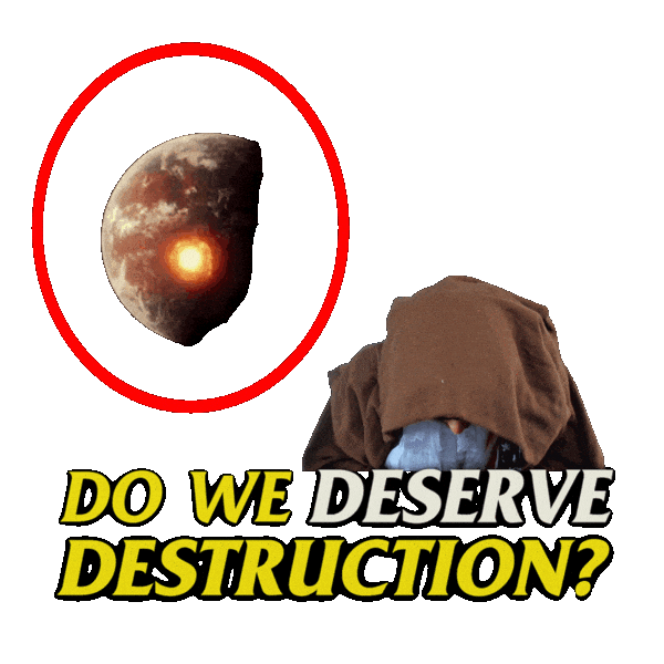 Destroy End Of The World Sticker
