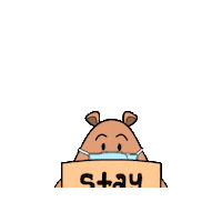 Stay Home Take Care Sticker
