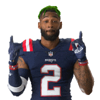 Look Up Jalen Mills Sticker by New England Patriots