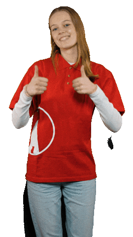 Well Done Thumbs Up Sticker by Felix Schoeller
