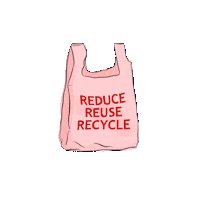 Bag Reduce Sticker by House Of Wonderland