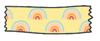 Rainbow Band Sticker