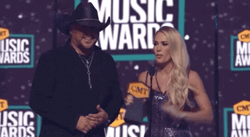 Carrie Underwood Cheering GIF by CMT Music Awards
