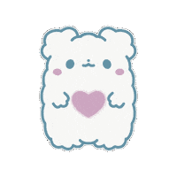 Kumotto love heart pink kawaii Sticker