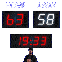 58 Away Sticker
