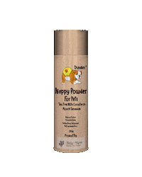 Dundies powder dundies dundies dog nappy diaper Sticker