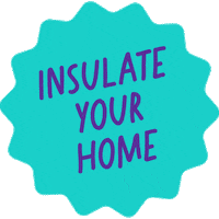 Insulate Your Home Sticker by Count Us In