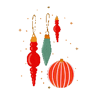 Christmas Tree Happy Holidays Sticker