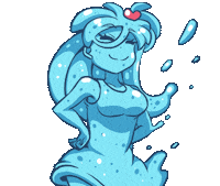 Happy Monster Girl Sticker by Jin