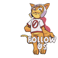 Hand Wave Follow Us Sticker by VeeFriends