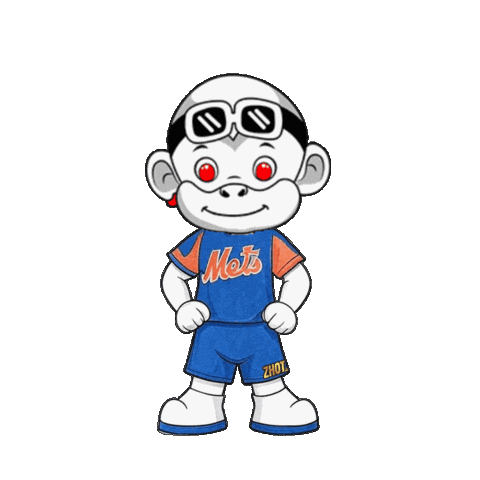 Happy New York Mets Sticker by Zhot