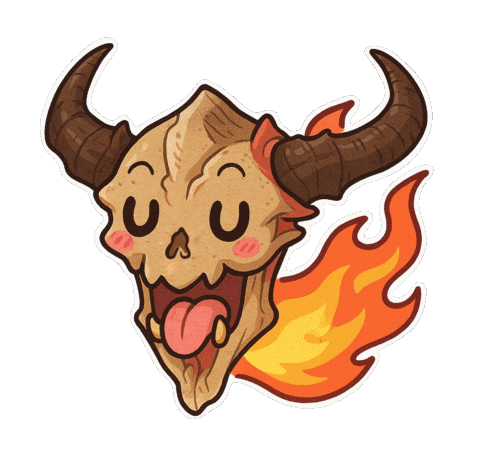 Lost Soul Skull Sticker