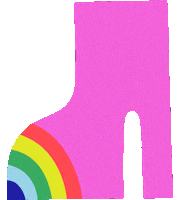 TransformTranswear rainbow pride joy queer Sticker