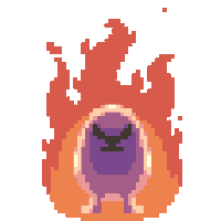 Angry On Fire Sticker by eggdog