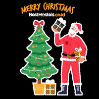 BestHostelsIndonesia christmas merry merrychristmas selamat GIF