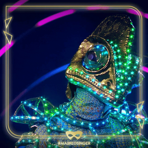 Chameleon Agree GIF by The Masked Singer UK