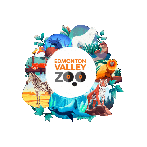 Edmonton Valley Zoo Sticker by Valley Zoo Development Society