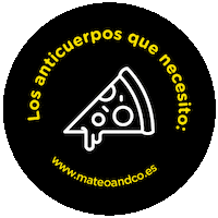 Pizza Hosteleria Sticker by Mateoandco